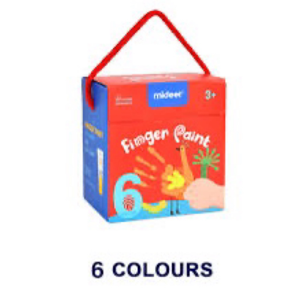 

MIDEER FINGER PAINT 6PCS
