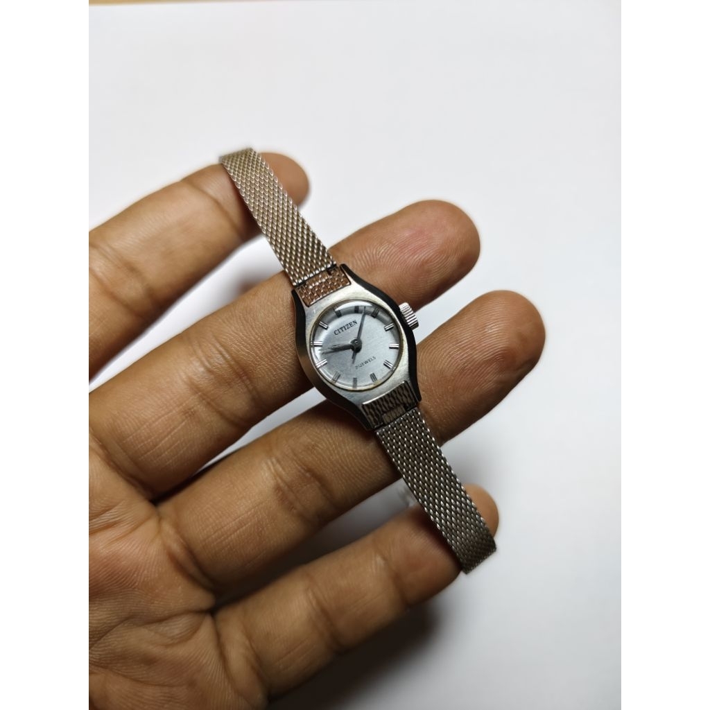 JAM TANGAN WANITA VINTAGE CITIZEN MANUAL 21 JEWELS
