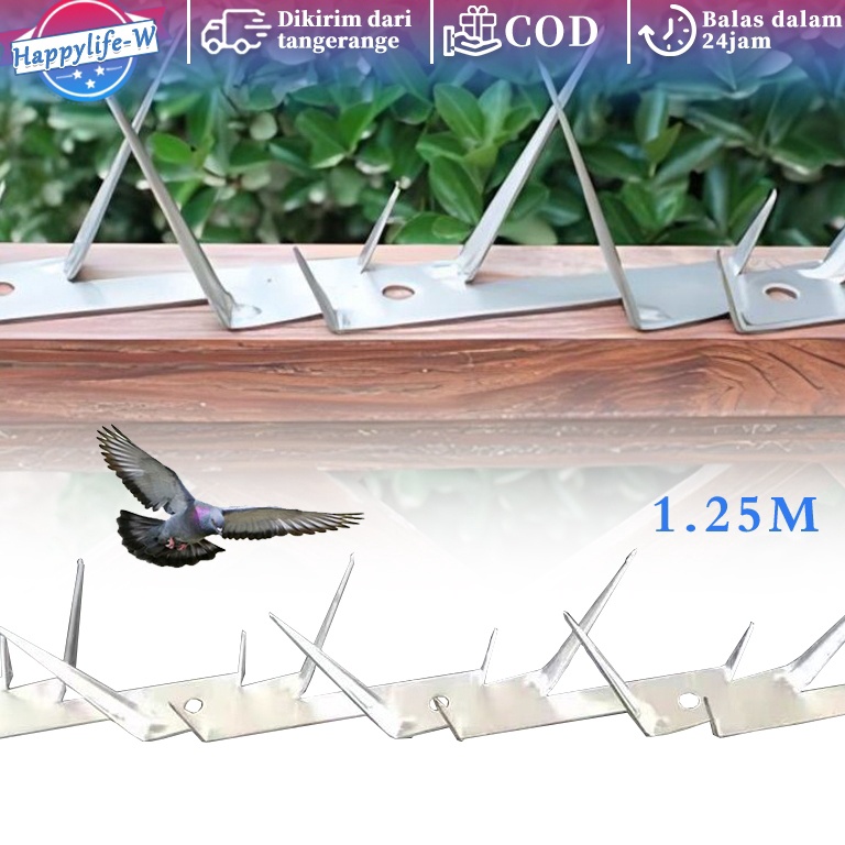 KODE E68K Kawat Tembok Anti Maling 125cm Kawat Duri Anti Maling Wall Spike Anti Maling Kawat Duri Pa