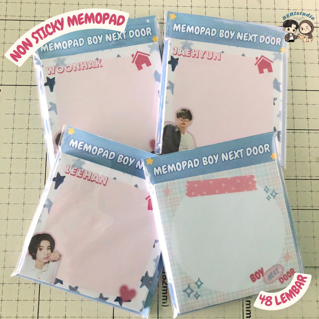 

BOY NEXT DOOR MEMOPAD BISA UNTUK FREEBIES