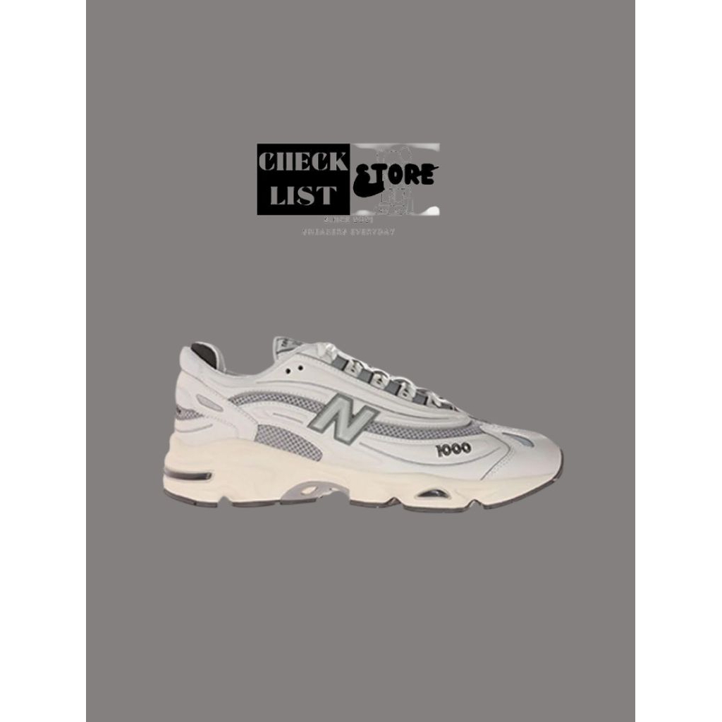 SEPATU NEW BALANCE 1000 SNEAKERS ORIGINAL 100% (MEN'S) M1000MEW WHITE
