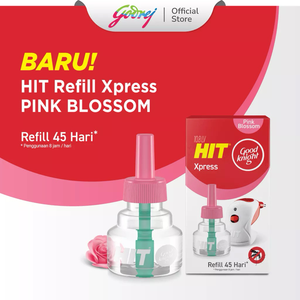 Hit Refil Cair / Hit Good Knight Xpress 45 Hari / Obat Nyamuk Elektrik Liquid / Bunuh Nyamuk