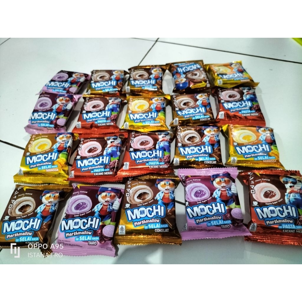 

mochi masmellow isi pasta rasa rando isi 10 pcs