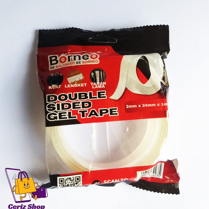 

Double Side Gel Tape BORNEO 24MM / Magic Tape BORNEO