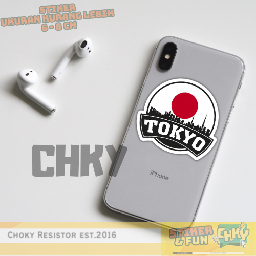 

Stiker Sticker Vinyl Laminasi TOKYO CITY OF JAPAN