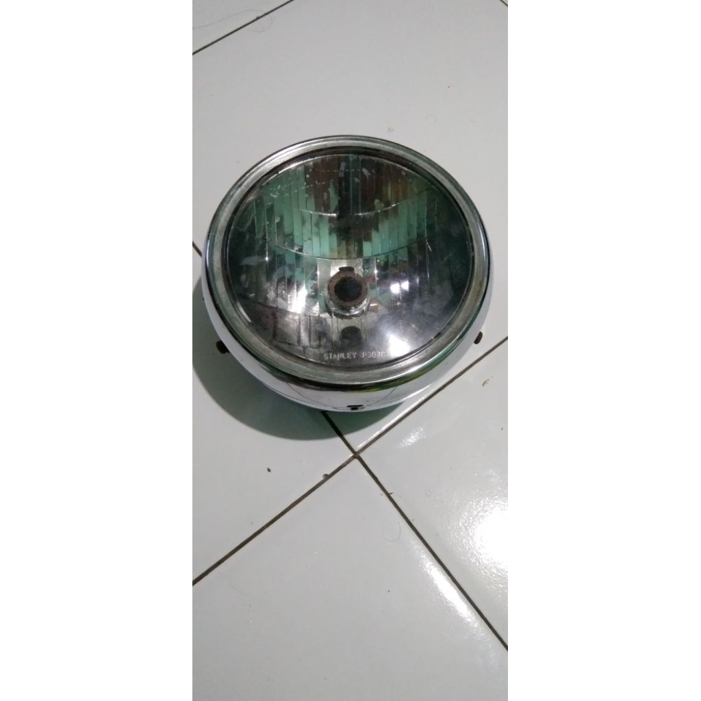 reflektor lampu depan Honda Tiger new 2000 Tiger lama PNP ninja ss 150 warna croom original copotan