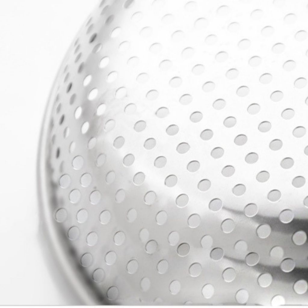 Serok Saringan Masak - Gagang Merah Jumbo