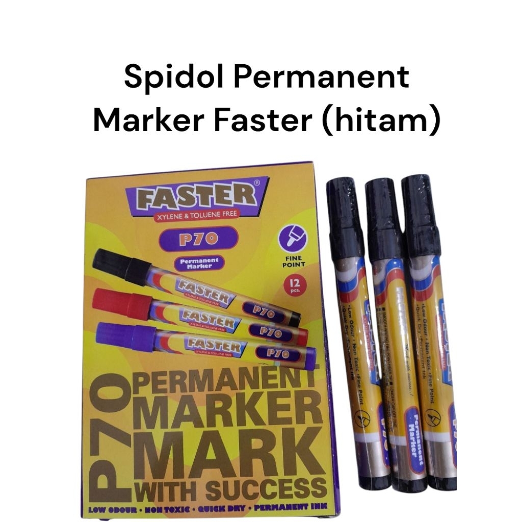 

Spidol Permanent Marker Faster