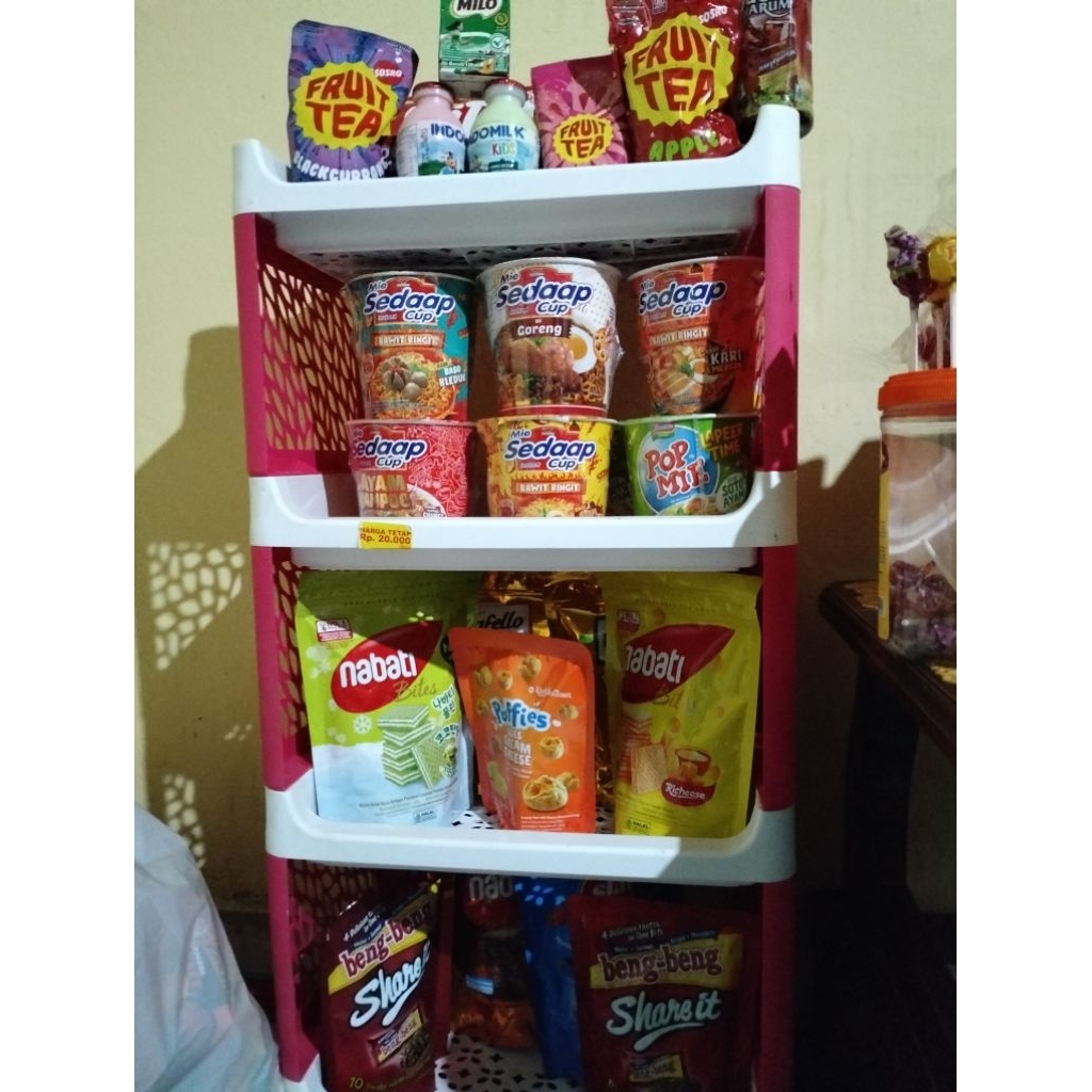 

paket jajan 1x serok + Pilih 2 Snack kardus