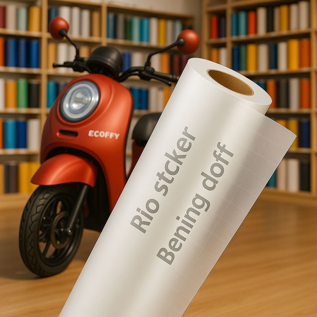 Skotlet bening clear putih doff stiker transparan clear matte maxdecal