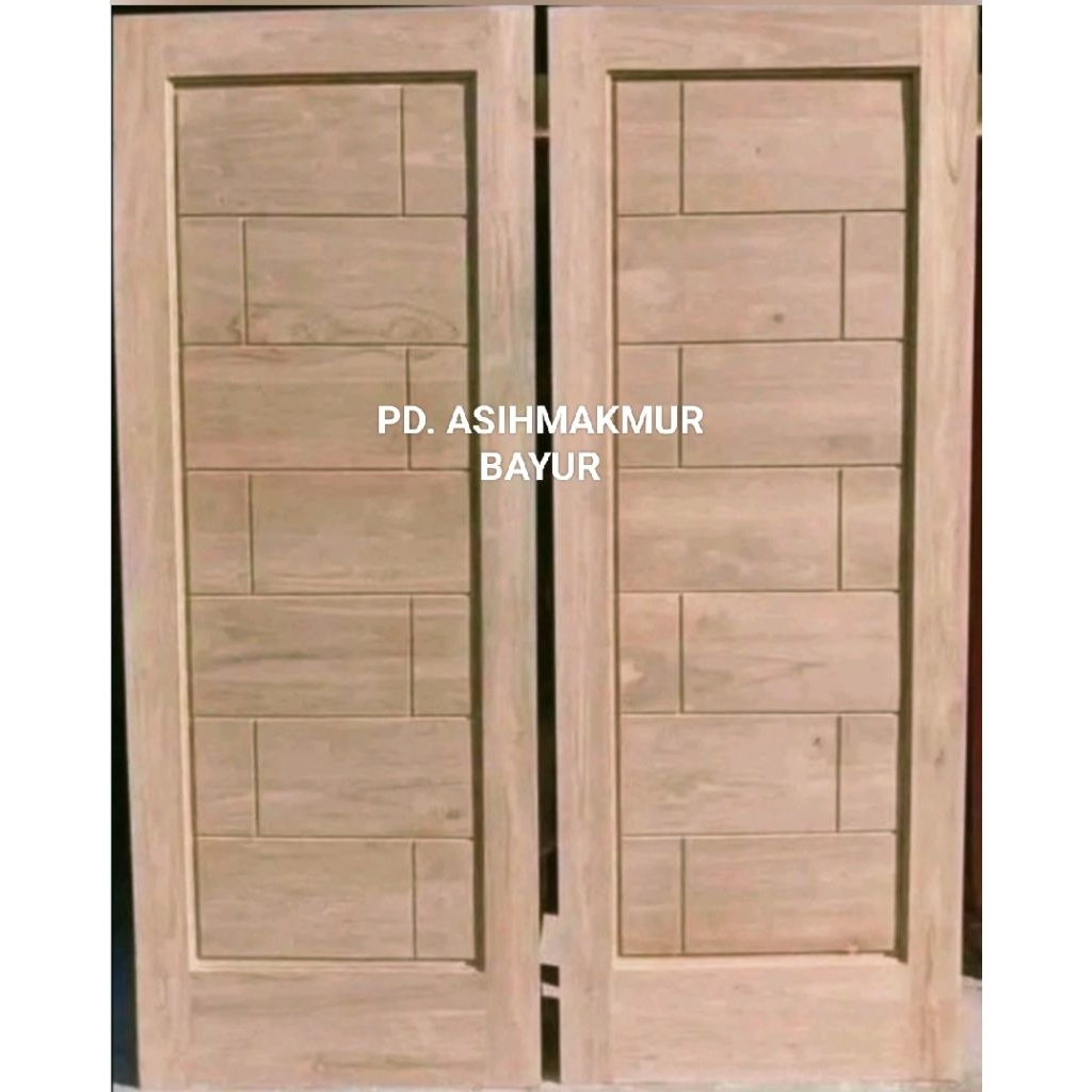 KUSEN + PINTU SINGLE/KAMAR KAYU MERANTI BAYUR