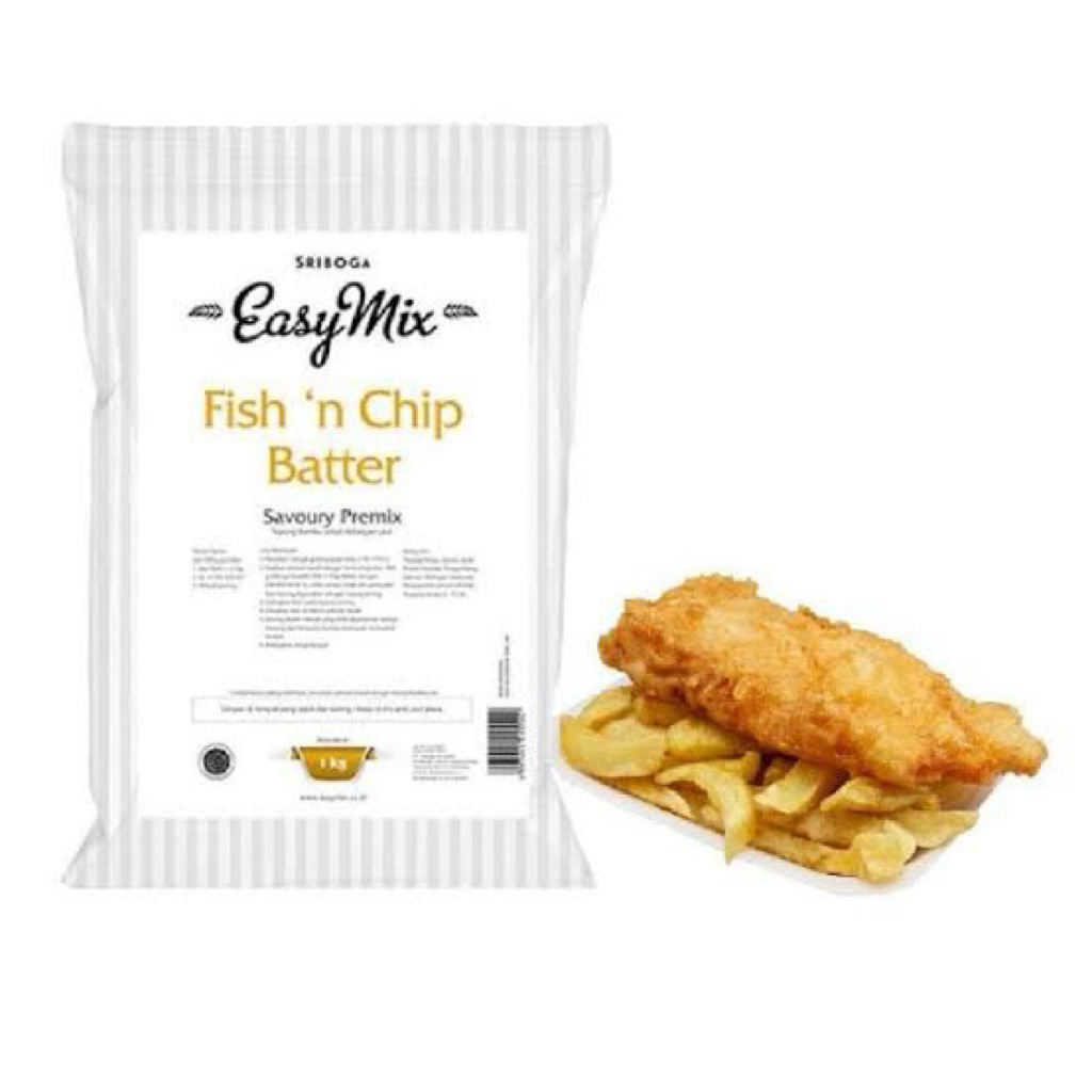 

Sriboga Easy Mix Tepung Fish n Chip Batter 1 KG