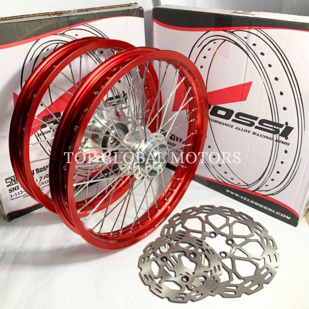 Velg Paketan Satria FU Sepasang Depan Belakang - Velg Satria FU