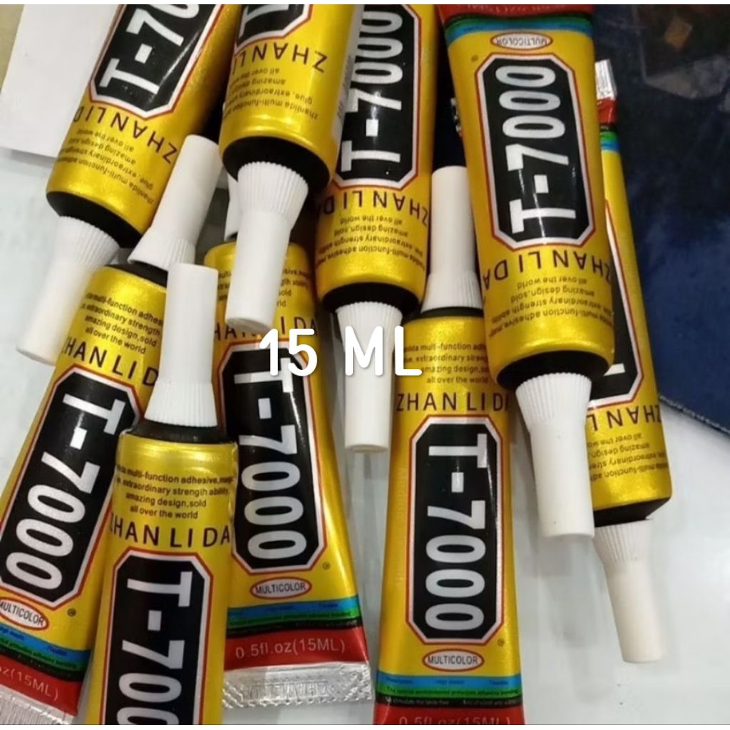 

Lem perekat lcd T7000 ZHANLIDA 15ML / Lem perekat Touchscreen T7000 - Lem LCD Hitam