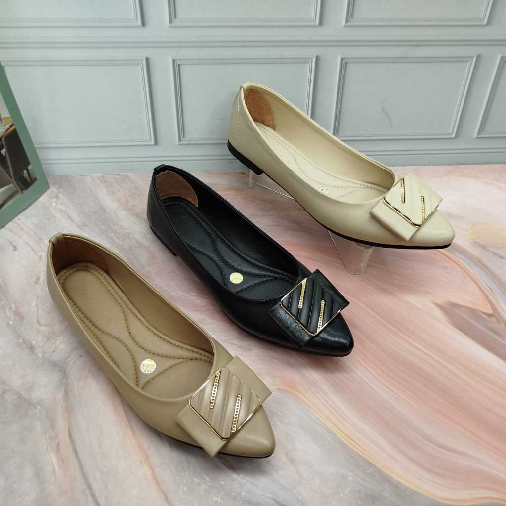 Alive Flatshoes Wanita Sepatu Flat Model Balet Cewek LM 17 14