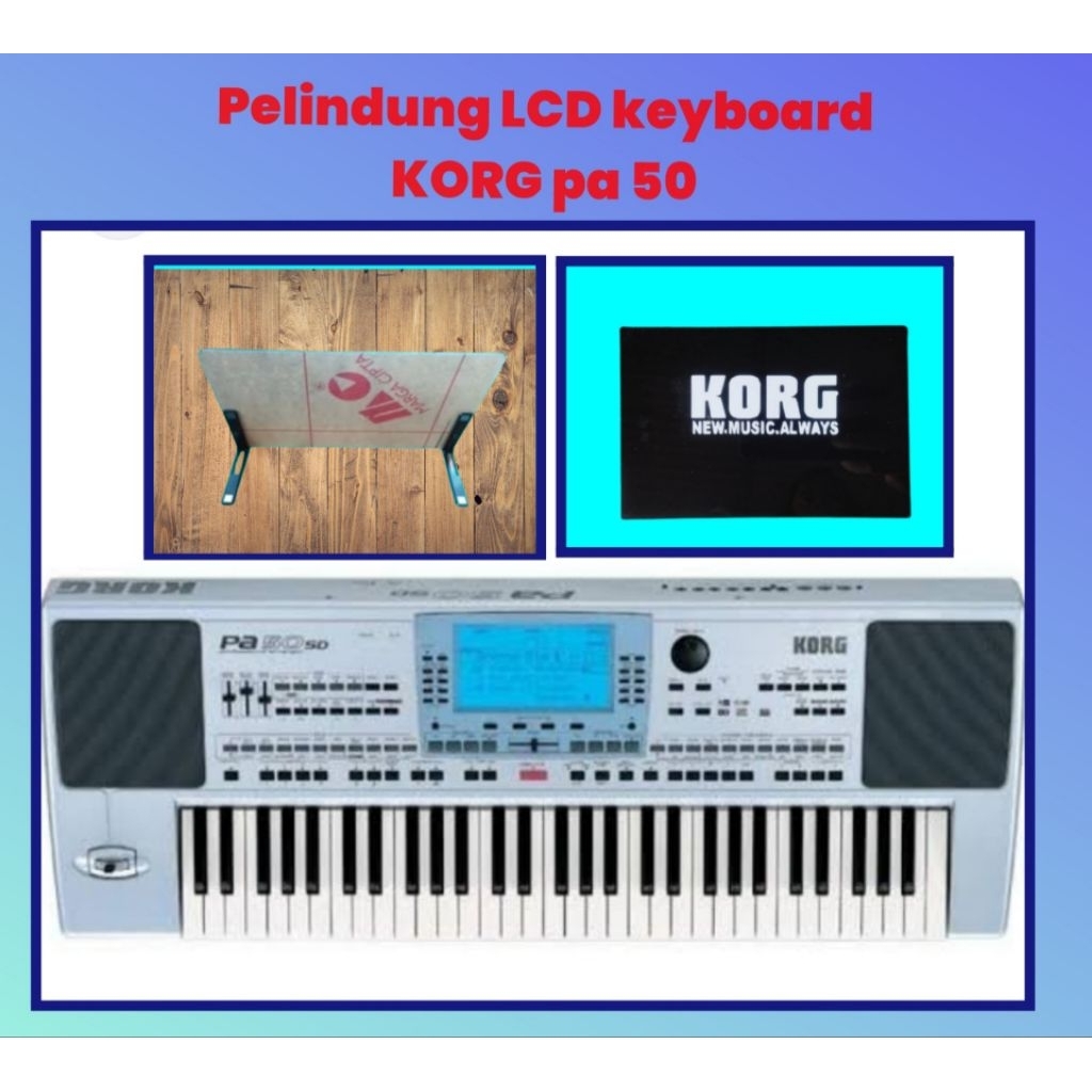 Pelindung LCD keyboard KORG pa 50/pa 50 SD
