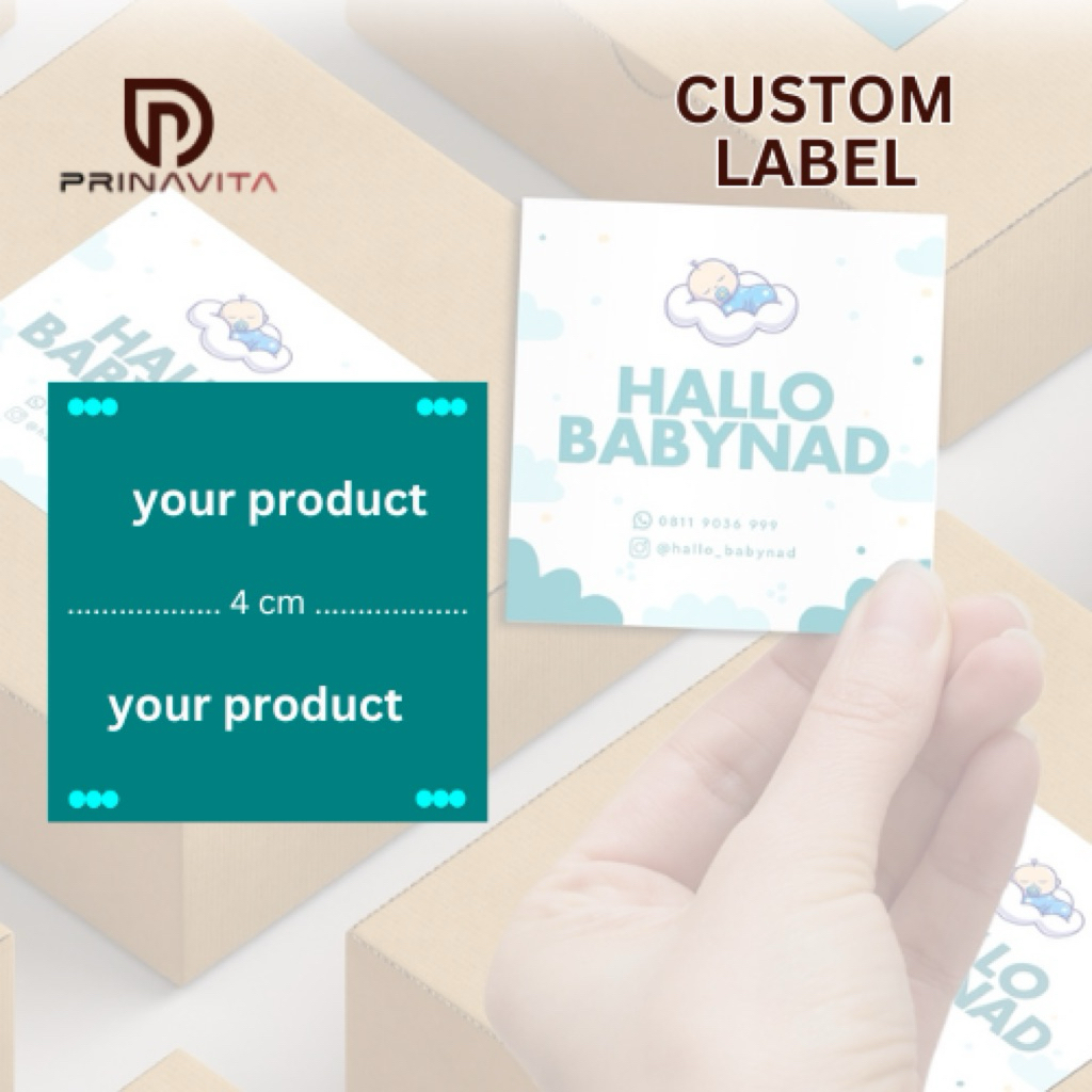 

Stiker Label Kemasan/Makanan Custom