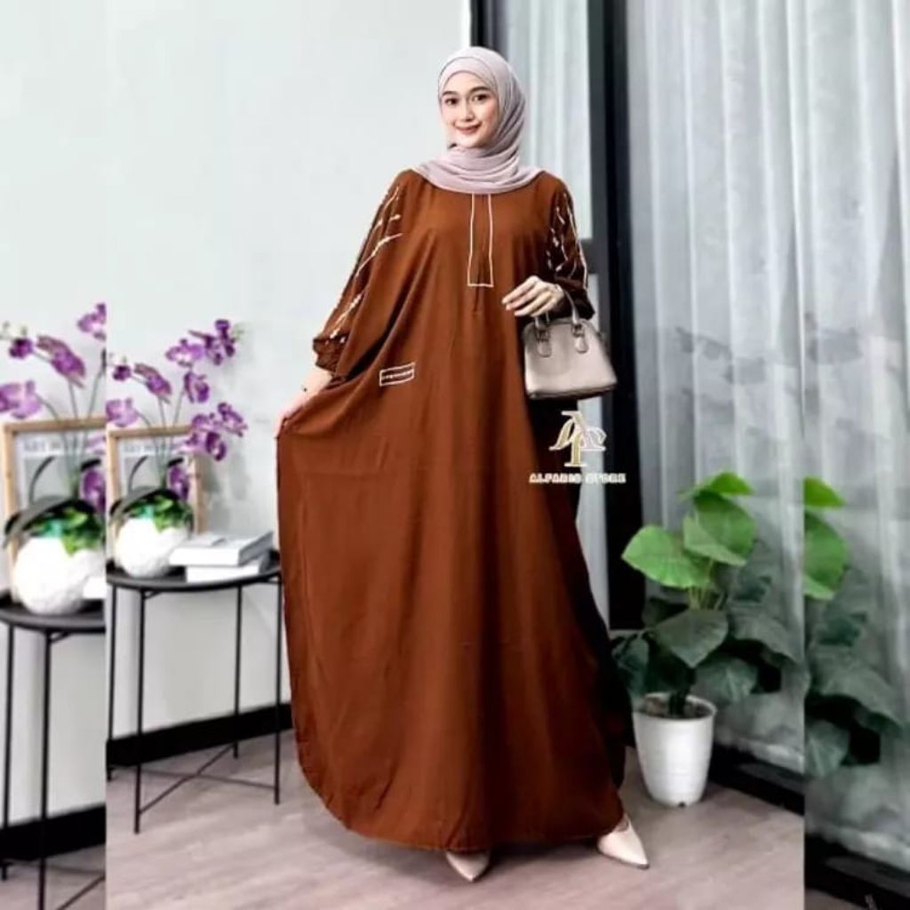Kaftan Rayon Premium Kaftan Remaja Kekinian Gamis Busui Kaftan Pekalongan