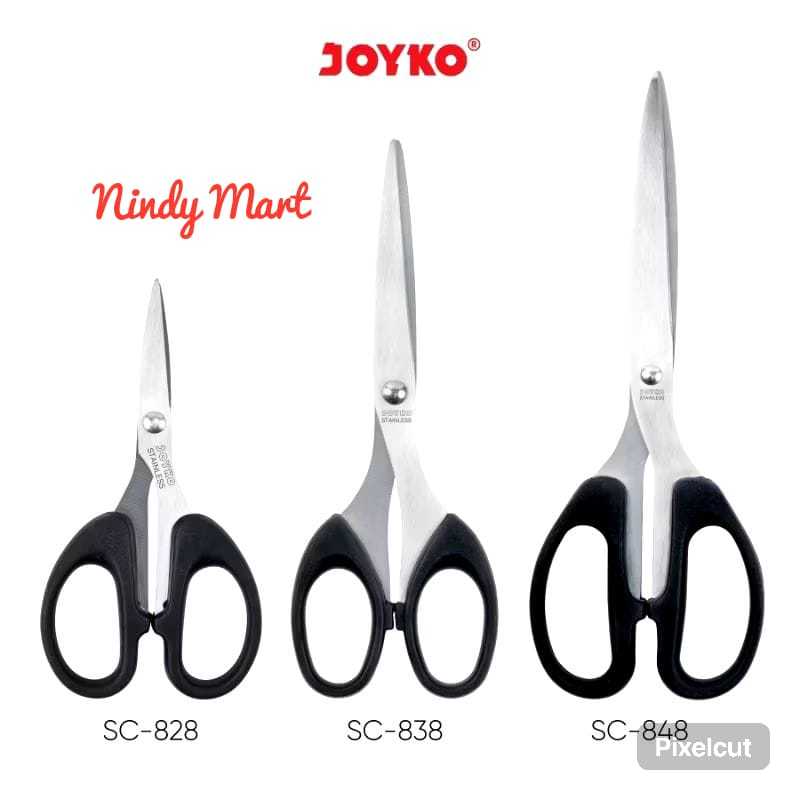 

Gunting Joyko Kecil SC 828 Gunting Sedang SC 838 Gunting Besar SC848 Joyko Big Scissor Harga Satuan