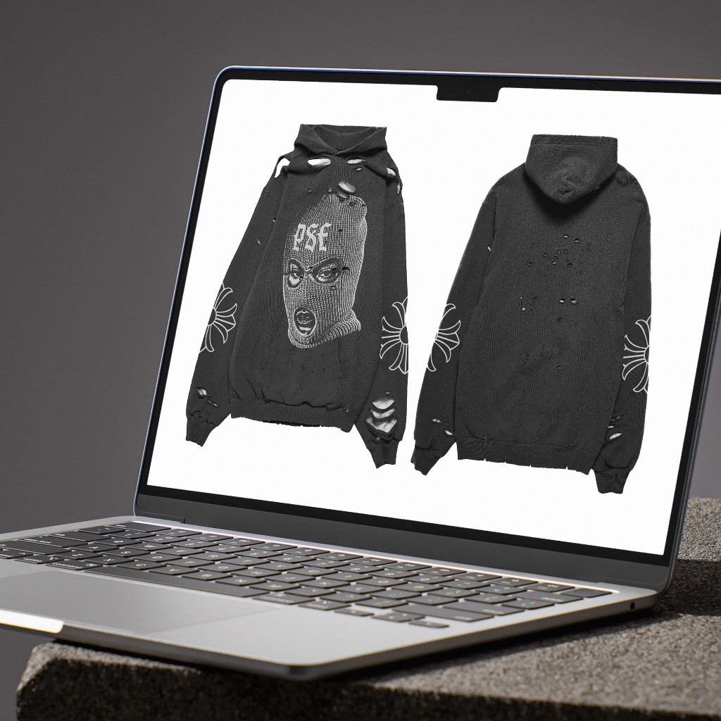 0127 - DISTRESSED HOODIE