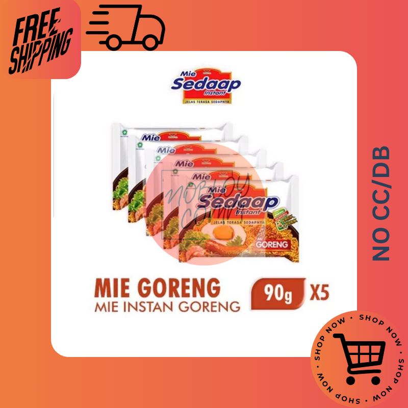 

Mie Sedaap Mi Goreng Mie Instan 5 x 90 Gr (ISI 5)