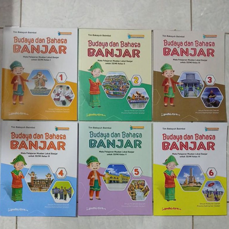 KODE T12K Kelas 1 2 3 4 5  6 SDMI Mulok Muatan Lokal Budaya dan Bahasa Banjar Kurikulum Merdeka Pene