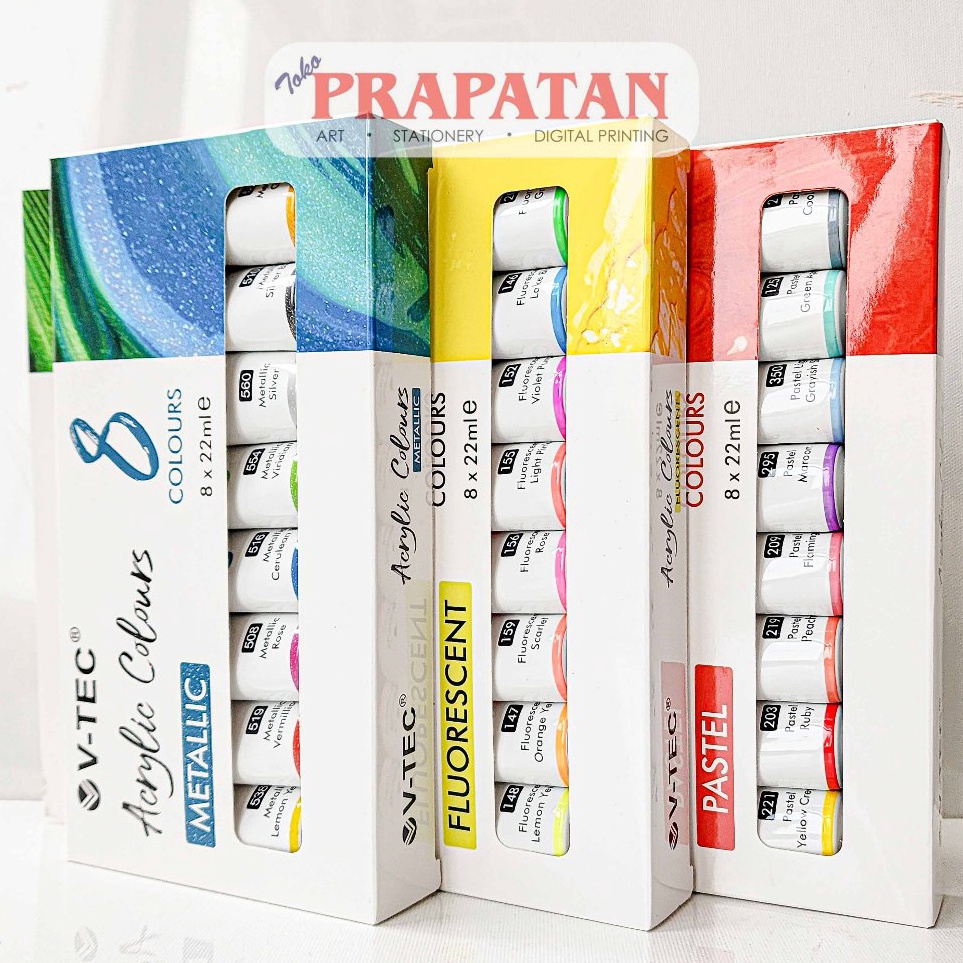 

KODE U34B Cat Akrilik Set VTEC 8x22ml VTEC Acrylic Set