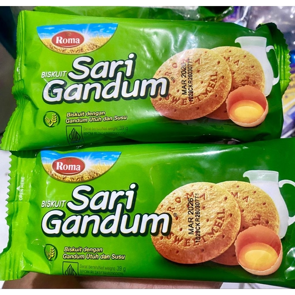 

Roma Biskuit Sari Gandum 39 Gram