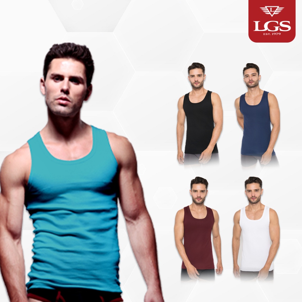 KODE K32F LGS  Innerwear  Pakaian Dalam Pria  Kaos Singlet  Polos