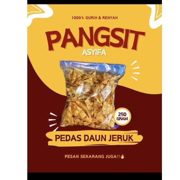 

KERIPIK PANGSIT PEDAS DAUN JERUK 250GR