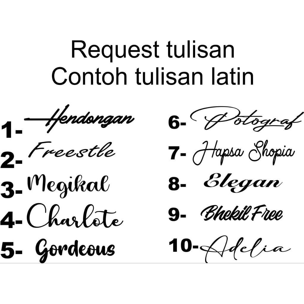 

stiker cutting request nama stiker cutting