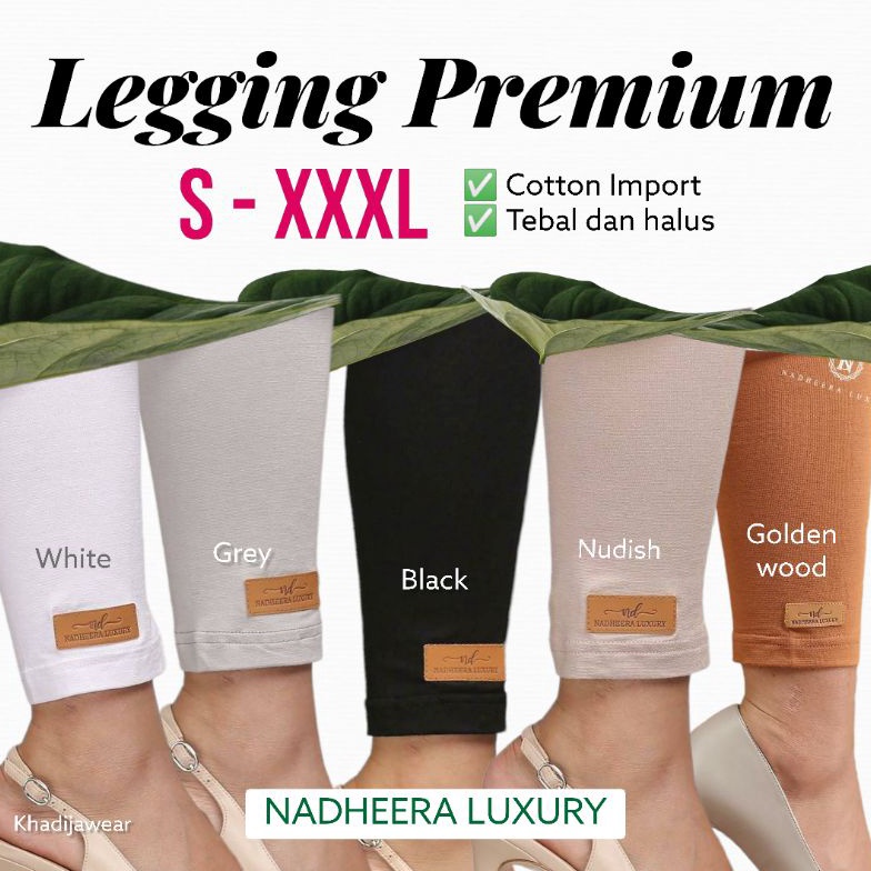KODE A7J NADHEERA LEGGING Celana Legging Leging Wanita Ndr  Legging Lagging Jumbo Wudhu  Legging Ola