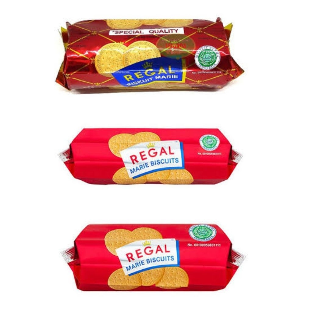 

REGAL MARIE BISCUITS KEMASAN 120 GR | 250 GR | SPECIAL QUALITY