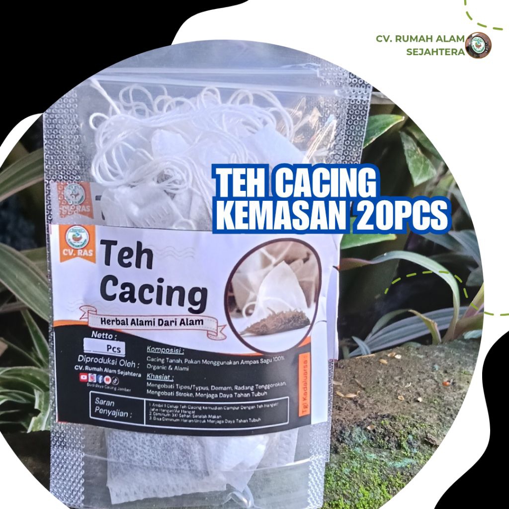

HERBAL TEH CACING KERING KEMASAN 20 PCS