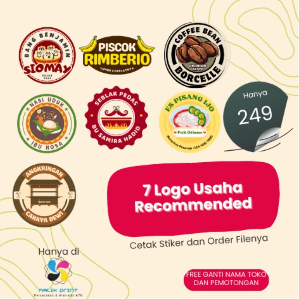 

7 LOGO USAHA PENJUALAN MAKANAN DAN MINUMAN RECOMENDED PESAN STIKER DAN FILE TULISAN RONDOM MURAH