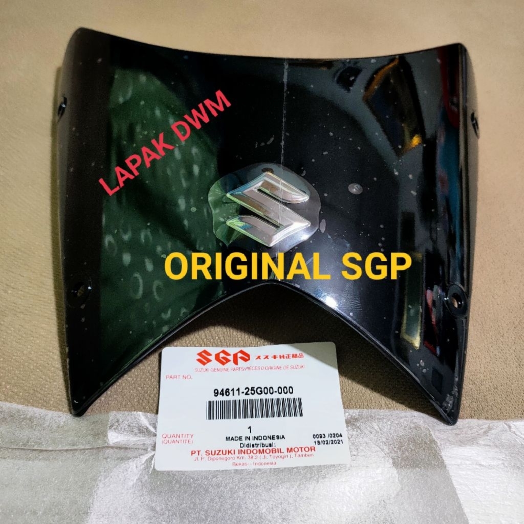 WINDSHIELD VISOR SATRIA FU 150 BARONG ORI ORIGINAL SGP