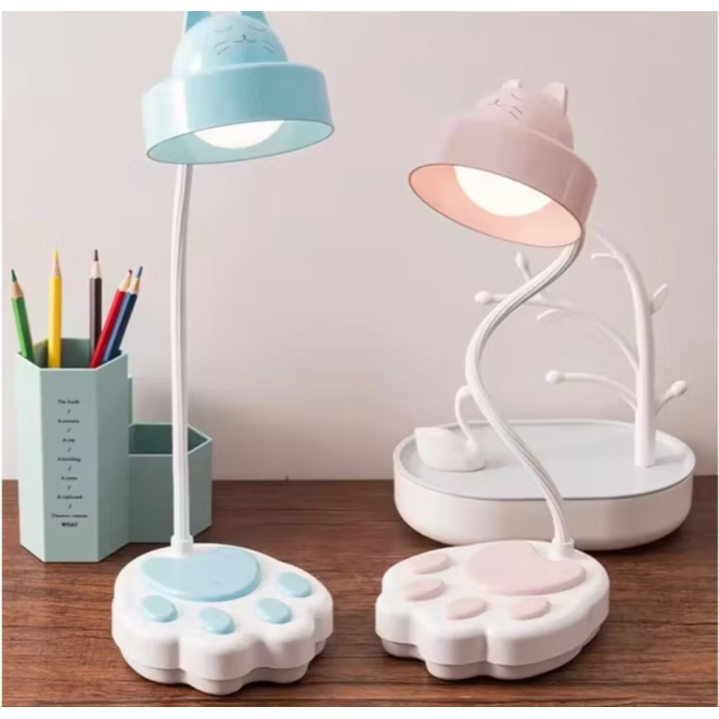 (ACEH-TIMUR)LAMPU MEJA KARAKTER USB CHARGER/LAMPU KARAKTER LED BELAJAR