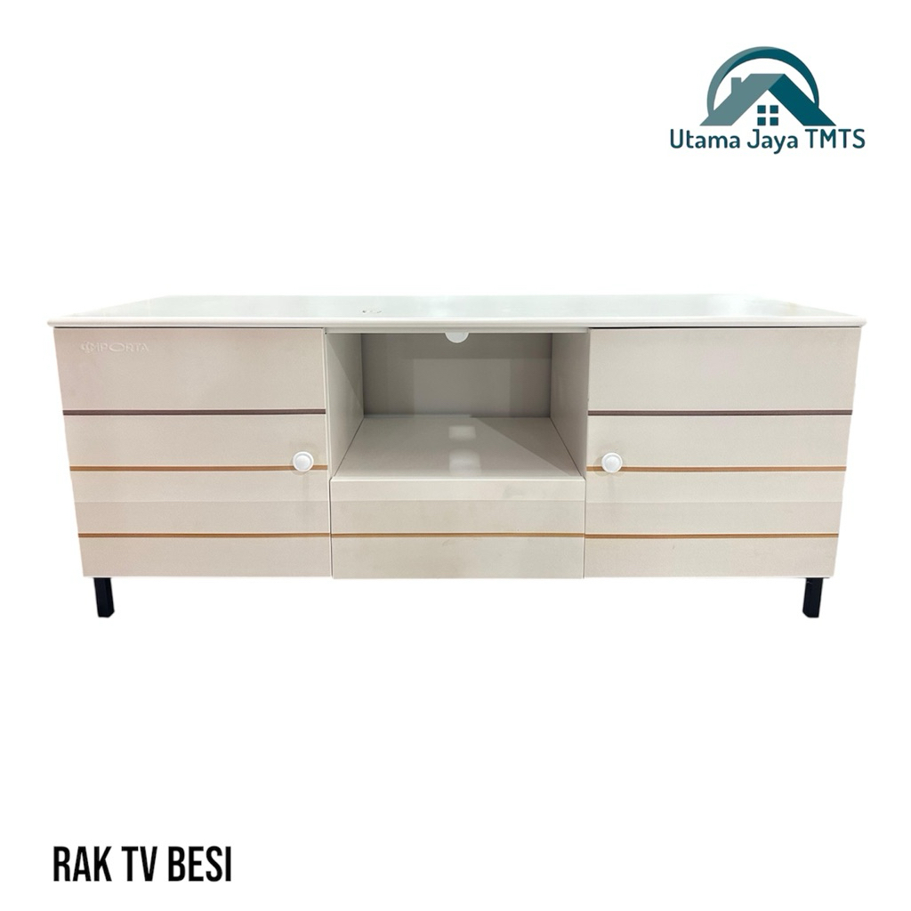 Meja tv besi // rak tv besi