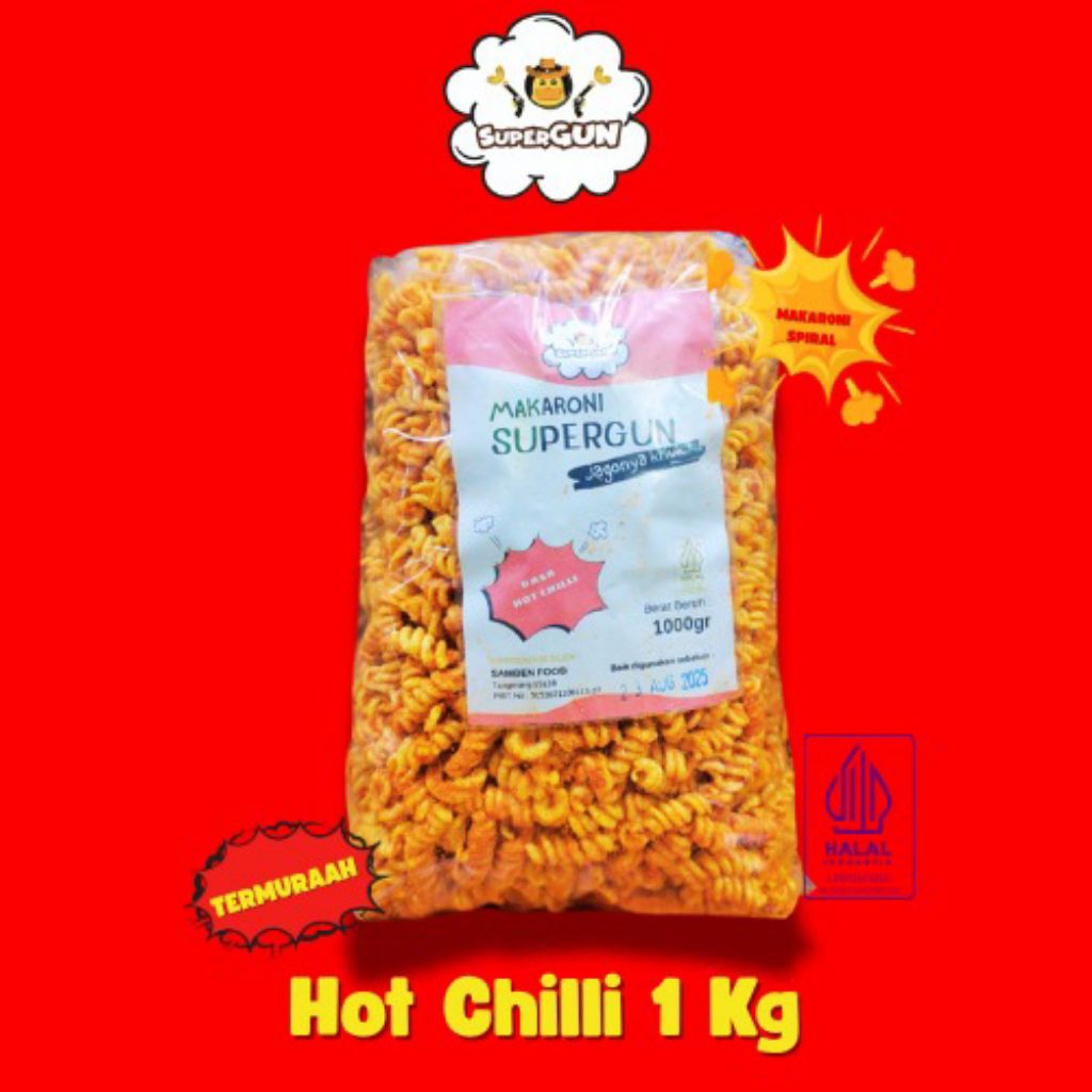 

Supergun Makaroni Goreng Spiral (kemasan curah 1 kg)