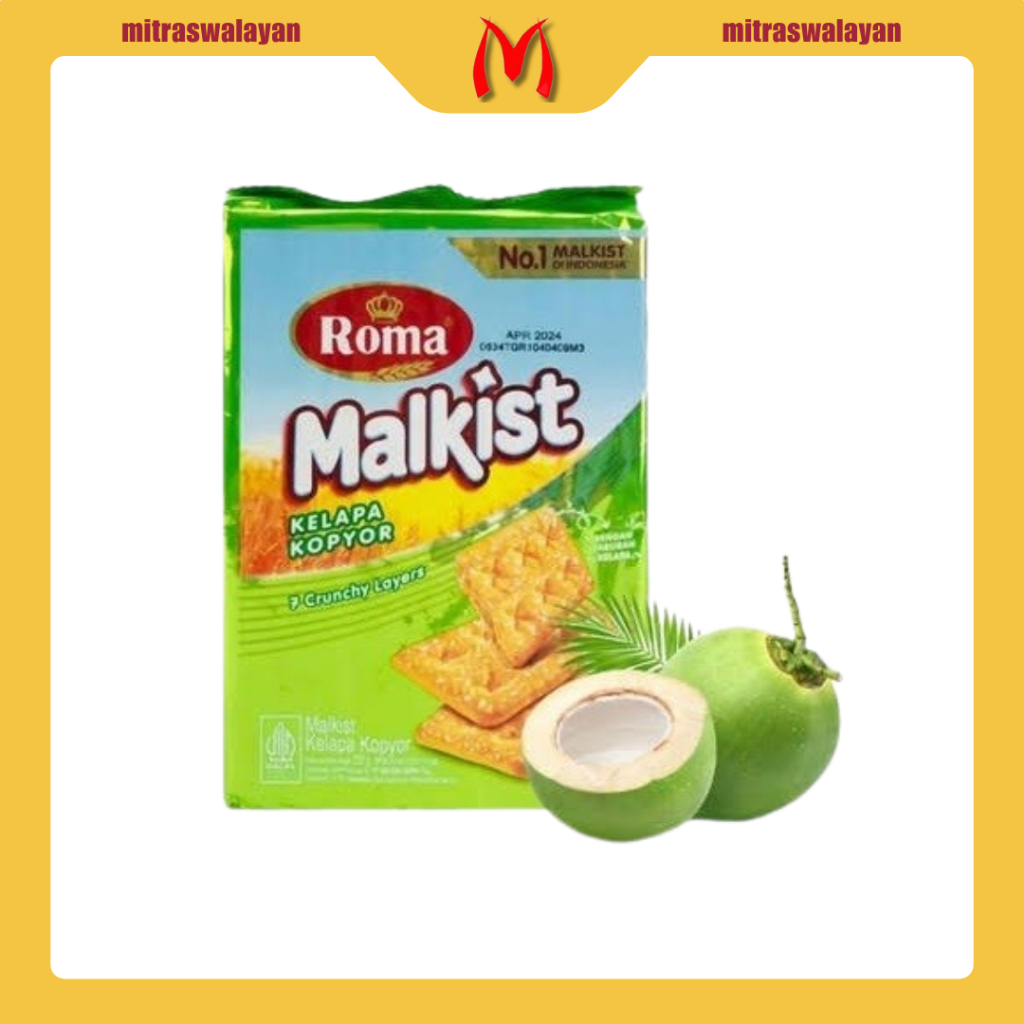 

Roma Malkist KELAPA KOPYOR Kemasan 250 gr