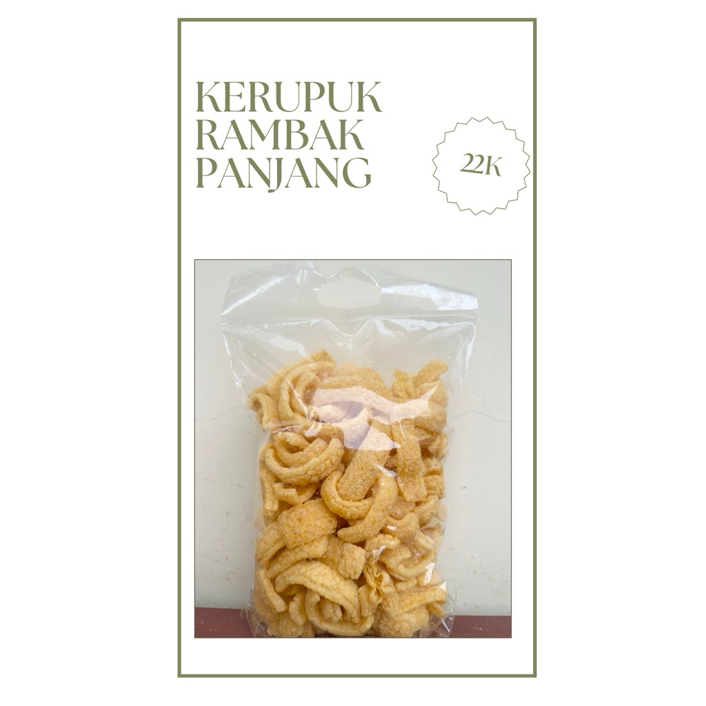 

Kerupuk Rambak Panjang Jumbo Murah Ukuran 30x20