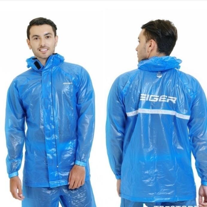 Jas Hujan Eiger Squadron Raincoat Motor Mantel Original Rain Suit