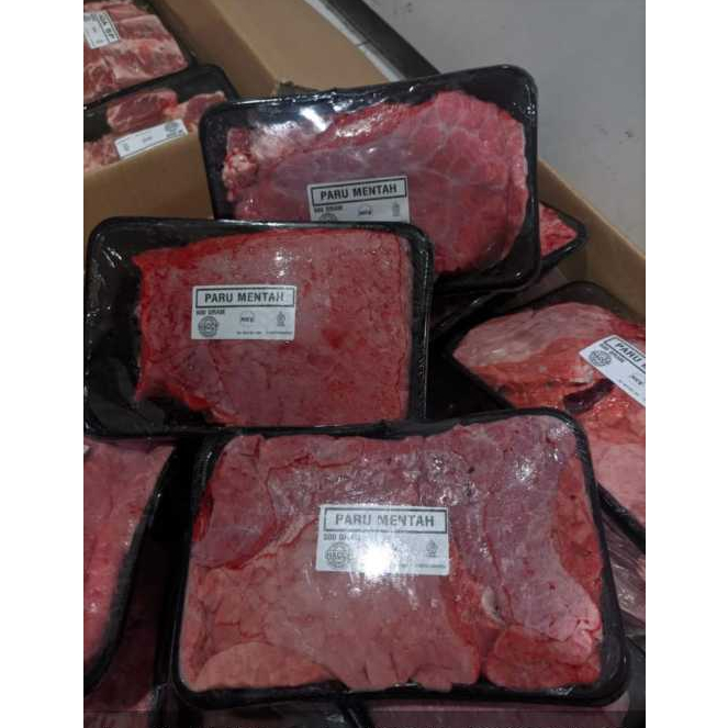 

Paru Sapi Mentah 500gr - Fresh, Packing Rapih, Ready Stock!