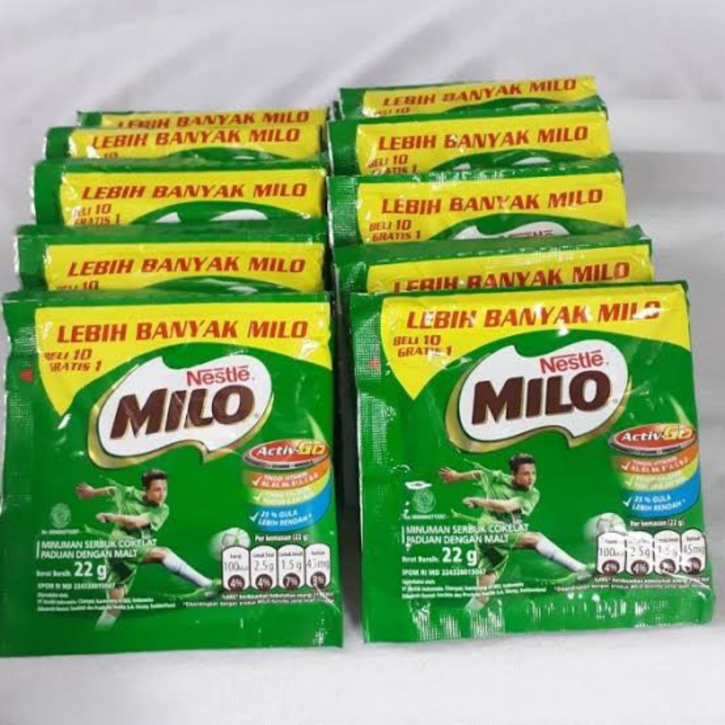 

Milo susu milo rencengan 10+1 ready stok