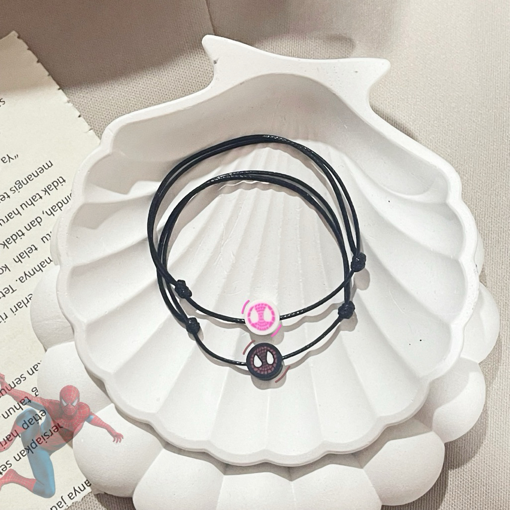 Gelang Couple Spiderman | Gelang Spiderman Aesthetic | Gelang Couple Lucu