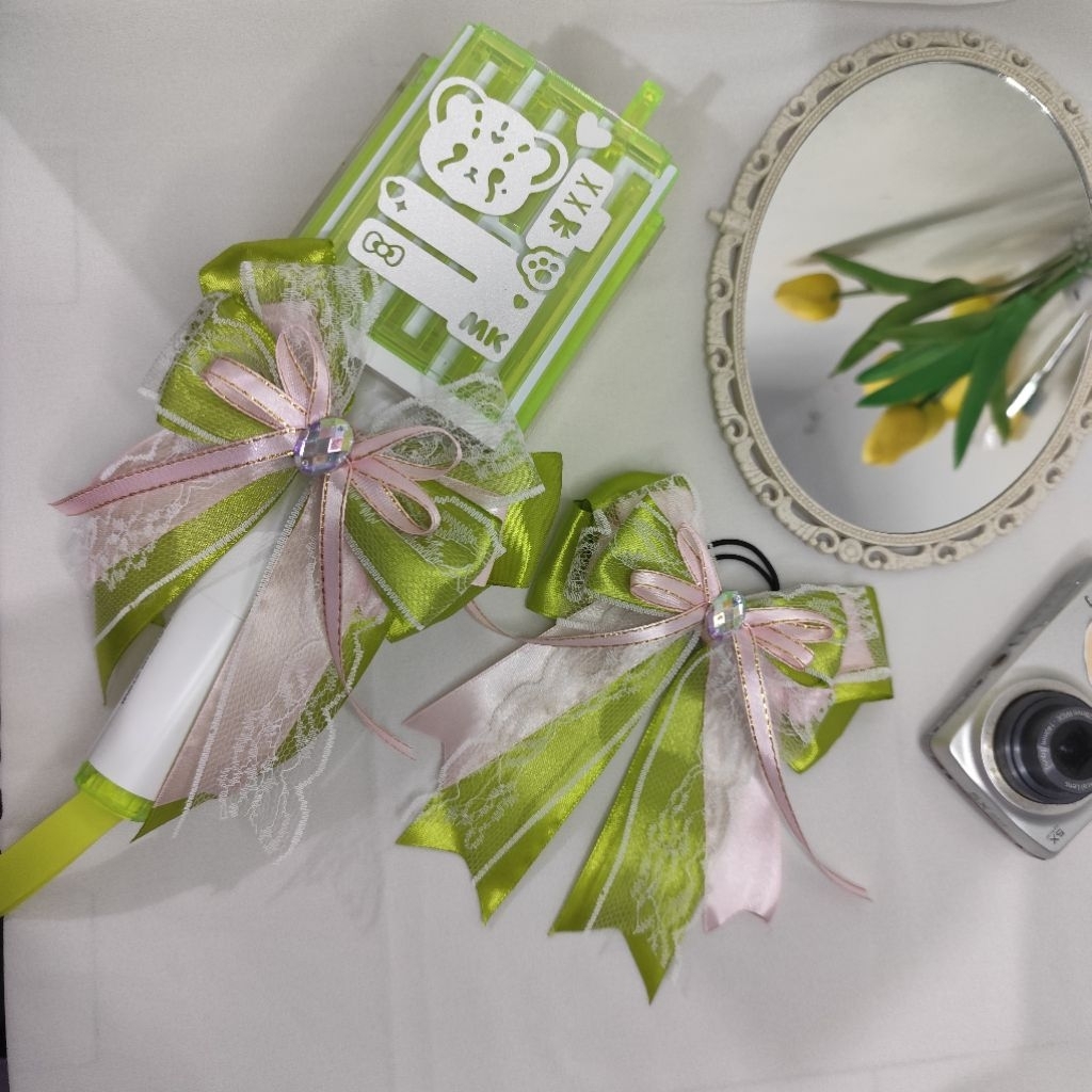 

Pita Lights Stick NCT | (handmade) Light Stick Decorations Ribbon