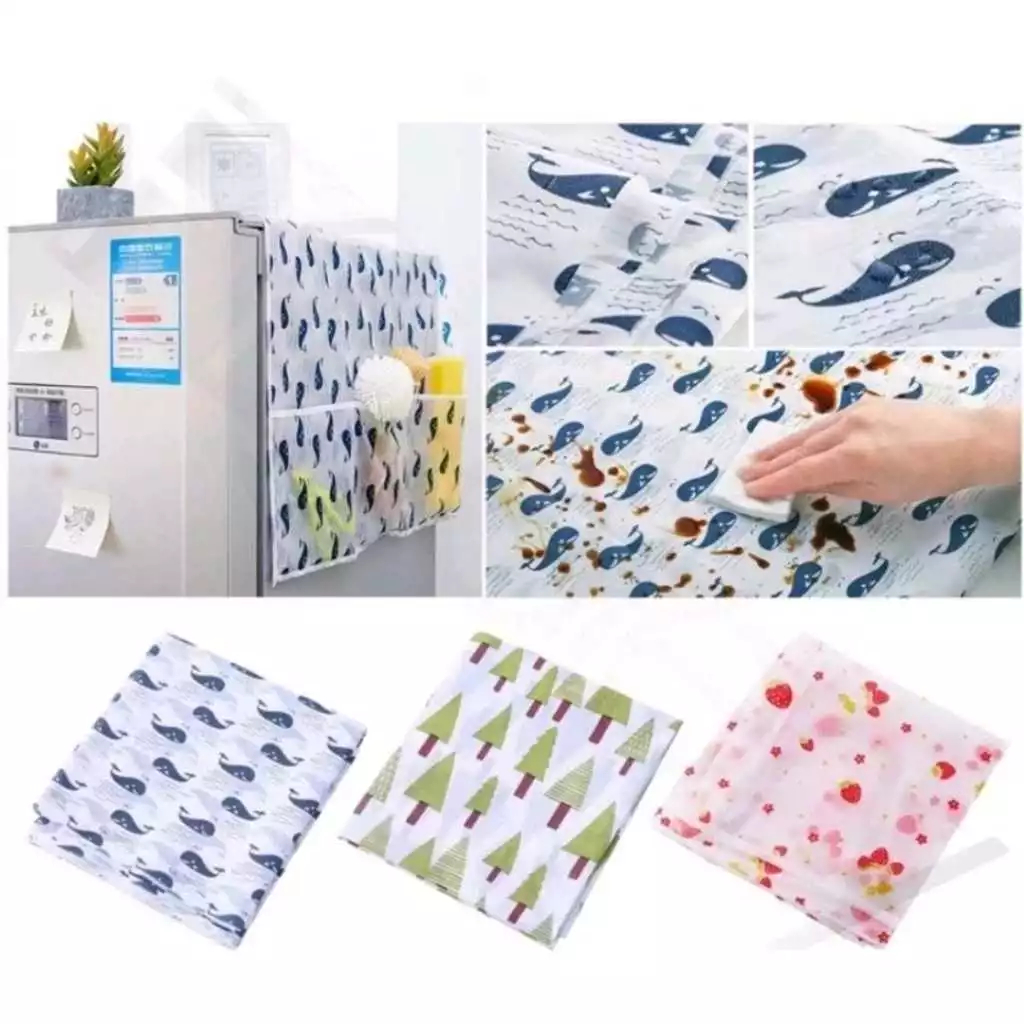 Alas Kulkas Cover Kulkas Taplak Kulkas Penutup Cover Kulkas