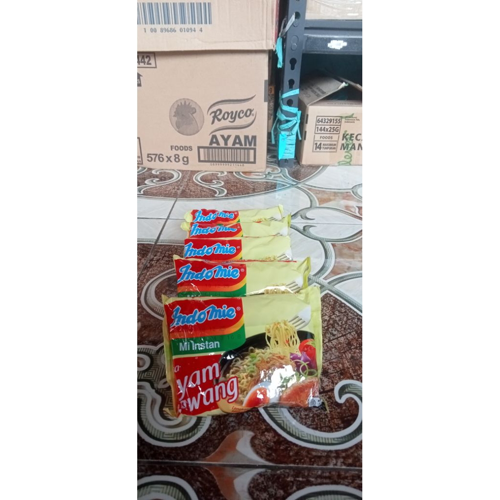 

indomie rebus ayam bawang / 5 pcs