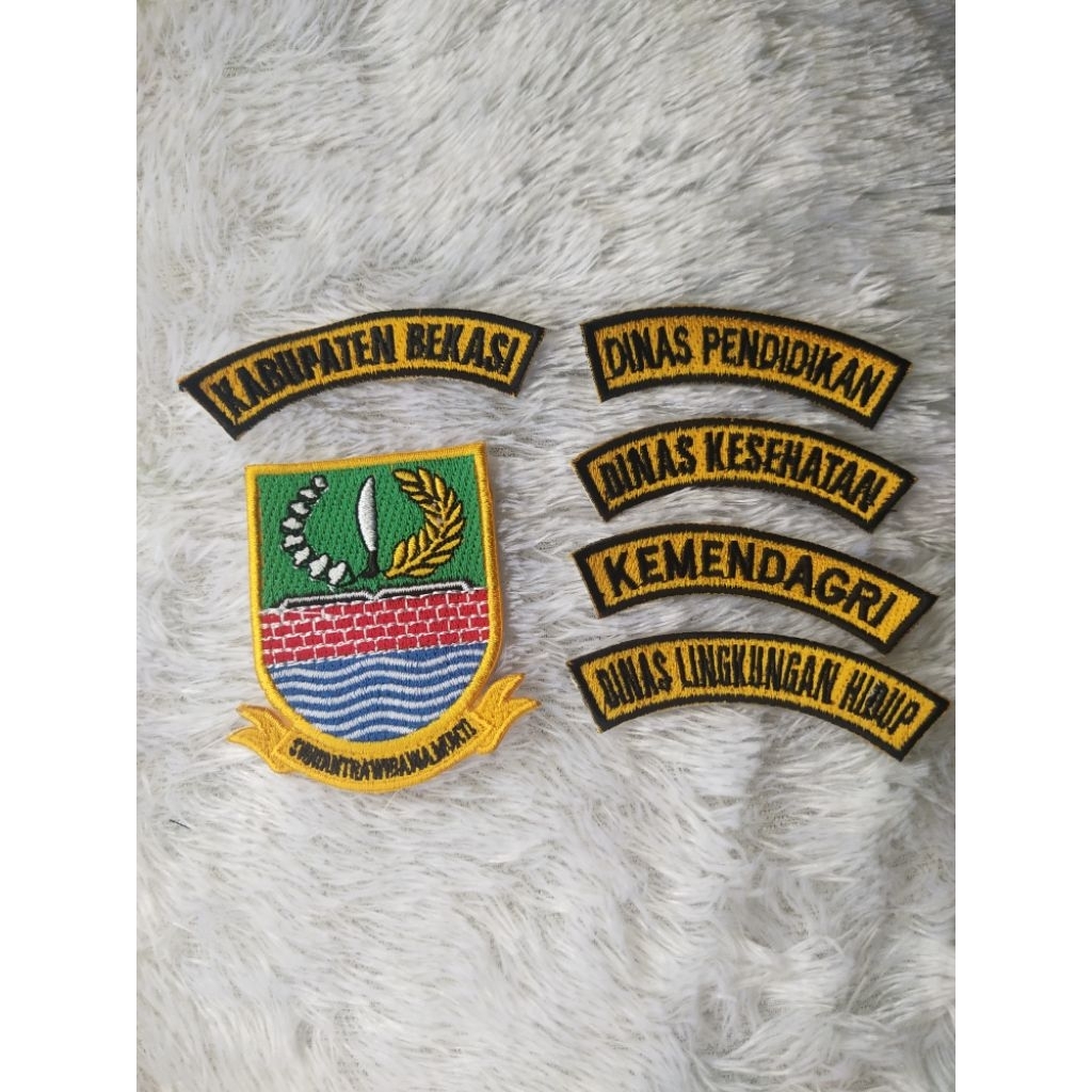 Logo Kabupaten Bekasi bordir