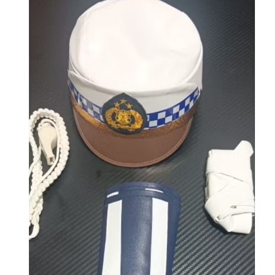 Aksesoris Polisi Anak / Atribut Polisi Anak (Polantas) TNI AU TNI TOPI TOPI sabara